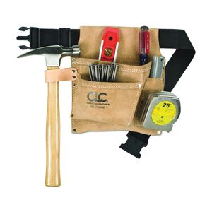 Hultafors 3-Pocket Leather Nail and Tool Bagimage