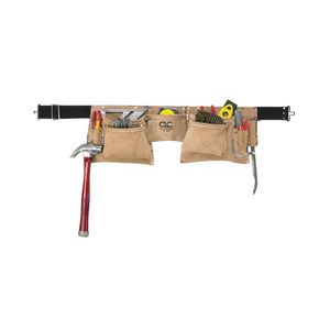 Hultafors 12-Pocket Heavy Duty Suede Leather Tool Apronimage