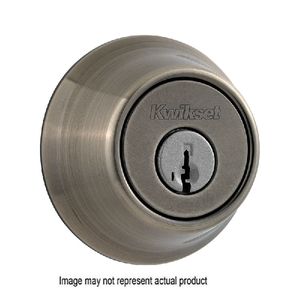 Kwikset 660 Single Cylinder Deadbolt, Satin Nickelimage