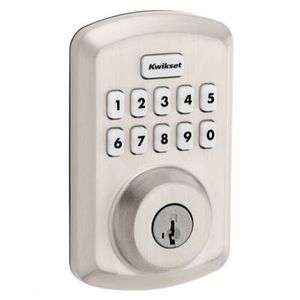 Kwikset Powerbolt 250 Satin Nickel Electronic Deadbolt Keypad Lockimage