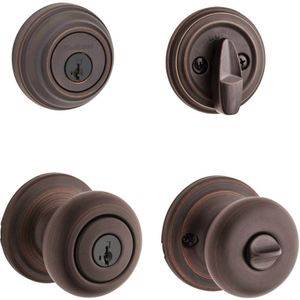 Kwikset Juno Venetian Bronze SmartKey Combination Locksetimage