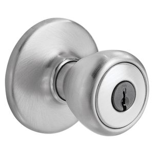 Kwikset Tylo Satin Chrome Entry Knobimage