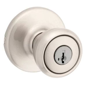 Kwikset Tylo Satin Nickel Keyed Entry Door Locksetimage