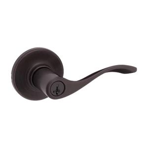 Kwikset Balboa Venetian Bronze Keyed Entry Door Leverimage