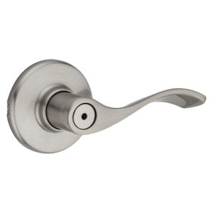 Kwikset Balboa Satin Nickel Privacy Leverimage