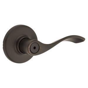 Kwikset Balboa Venetian Bronze Privacy Door Leverimage
