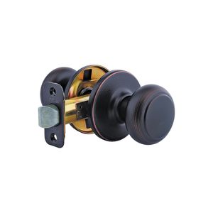 Kwikset Cove Venetian Bronze Passage Door Knobimage