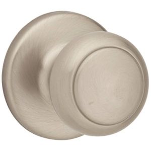 Kwikset Cove Satin Nickel Passage Door Knobimage