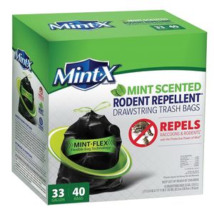 Mint-X 33 gal. Black Trash Bagimage