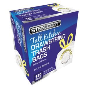 Petoskey Plastics 13 gal. Drawstring Trash Bags, 120-Countimage
