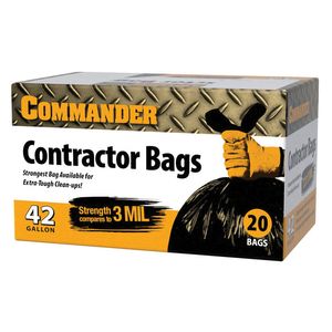 Commander 42 gal. 2 mil Contractor Bags, 20-Packimage