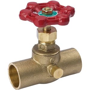 B & K 1/2 in. Brass Stop and Waste Valveimage