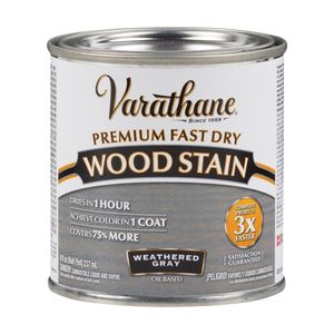 Varathane 1/2 pt. Weathered Gray Interior Wood Stainimage