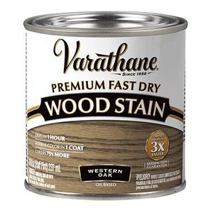 Varathane 1/2 pt. Western Oak Premium Fast Dry Wood Stainimage