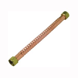 BrassCraft 3/4 in. Female Iron Pipe x 3/4 in. Female Iron Pipe x 24 in. Water Heater Connectorimage
