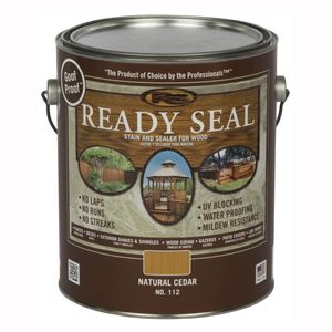Ready Seal 1 gal. Natural Cedar Exterior Wood Stain and Sealerimage