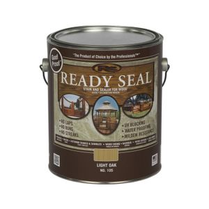Ready Seal 1 gal. Light Oak Exterior Wood Stain and Sealerimage