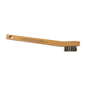 Forney 3 x 7 Row Stainless Steel Wire Scratch Brush with Wood Handleimage