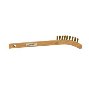 Forney 8-5/8 in. x 1/2 in. Brass Wire Scratch Brushimage