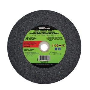 Forney 6 in. x 3/4 in. x 1 in. 60 Grit Bench Grinding Wheelimage
