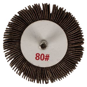 Forney 3 in. x 1 in. 80 Grit Mounted Flap Wheelimage