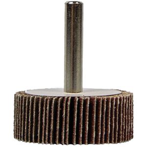 Forney 1-1/2 in. x 1/2 in. 120 Grit Mounted Flap Wheelimage