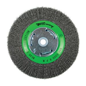 Forney 6 in. Wire Bench Wheel Brushimage