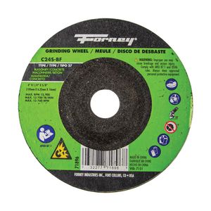 Forney 4 in. Type 27 Masonry Grinding Wheelimage