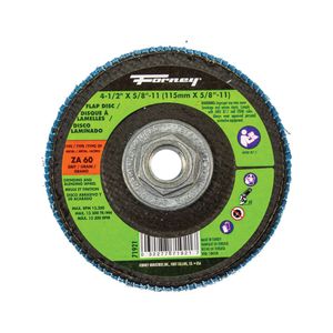 Forney 4-1/2 in. Type 29 60 Grit High Density Flap Discimage
