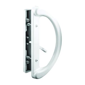Prime-Line Products White Sliding Door Mortise Handlesetimage