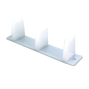 Prime Line Products 1-1/8 in. White Bypass Door Guideimage