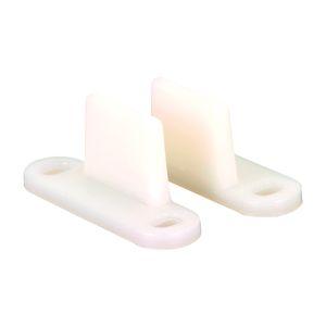 Prime Line Products 1-1/4 in. x 1 in. White Bypass Door Guideimage