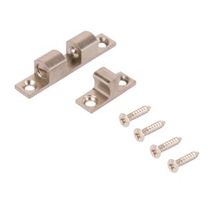 ProSource 2 in. Satin Nickel Double Ball Catchimage