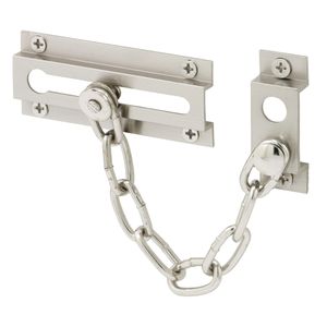 Prime Line Products Satin Nickel Chain Door Guardimage