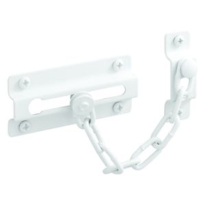 Prime Line Products White Steel Chain Door Guardimage