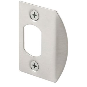 Prime Line Products 1-7/16 in. x 2-1/4 in. Satin Nickel Door Strike Plateimage