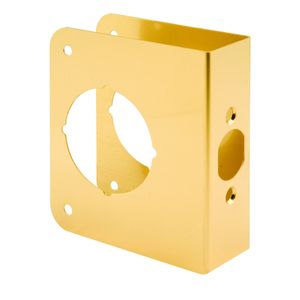 Prime Line Products 1-3/8 in. Brass Lock and Door Reinforcerimage