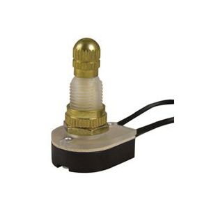 Gardner Bender SPST Brass Rotary Switchimage
