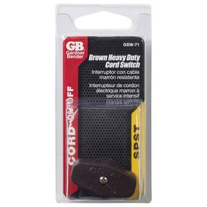 Gardner Bender Heavy Duty Brown Cord Switchimage