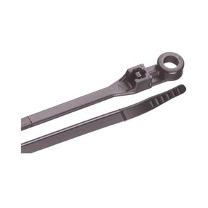 Gardner Bender 8 in. Black Mounting Cable Ties, 15-Packimage