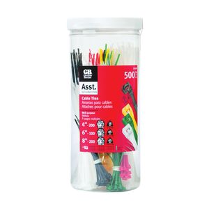 Gardner Bender 500-Piece Assorted Color Cable Tie Kitimage