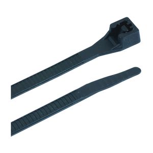 Gardner Bender 8 in. 75 lb. UV Black Double-Lock Cable Tie, 1,000-Pieceimage