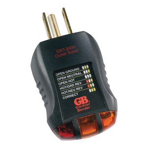 Gardner Bender GRT-3500 Receptacle Tester and Circuit Analyzerimage