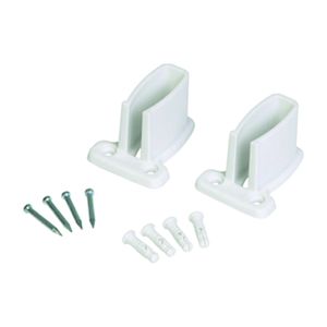 ClosetMaid 2-7/8 in. x 2-1/8 in. Resin Wall Bracketimage