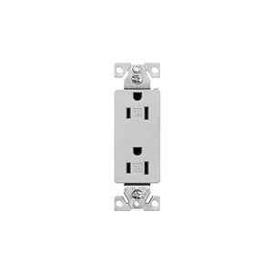 Eaton Wiring 15 AMP Tamper-Resistant Duplex Receptacle, Silver Graniteimage