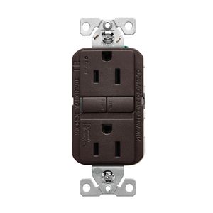 Eaton 15 A 125 V Tamper-Resistant GFCI Receptacle, Oil-Rubbed Bronzeimage