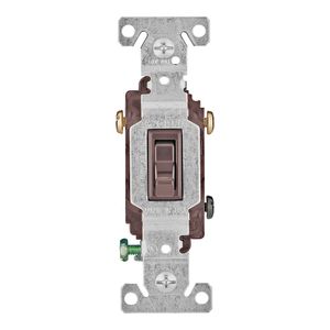 Eaton Wiring 3-Way Quiet Grounding Toggle Switchimage