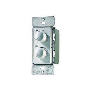 Eaton Wiring 4-Speed Rotary Fan and Light Combination Switch, Whiteimage