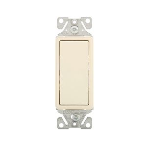 Eaton Wiring 3-Way Rocker Switch, Light Almondimage