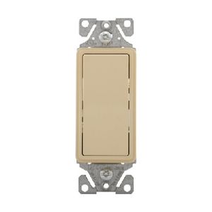 Eaton Wiring 15 AMP 3-Way Ivory Decorator Rocker Switchimage